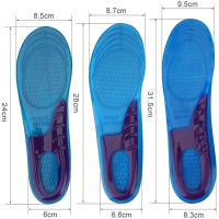 1Par De Suela De Silicona Para Zapatos Soporte De Arco Ortopédico Para Alivio De La Plantar Fasciitis Antideslizante Tamaño EU33-50 Para Hombres - details 6