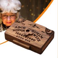Tablero De Ouija Miniatura Con Cajón Figura De Resina Para Decoración Del Hogar Y Regalo Emocional Con Planchettes - details 4
