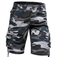 Shorts Tácticos Para Hombre Camuflaje Joggers Casual Deportivo Medio Pantalón Bolsillos Algodón Transpirable Cargo Shorts - details 1