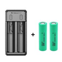 Cargador NItecore UI2 + 2 Baterías 18650 3,7V, para dispositivos electrónicos, Vaper, Linternas, Drones. - details 0