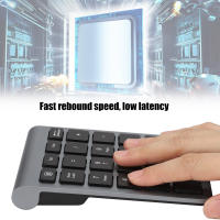 Teclado Numérico RF304 22 Teclas Mini Teclado Inalámbrico USB 2.4G Con Receptor Para Laptop ABS Capacidad De Teclas 3 Millones - details 3