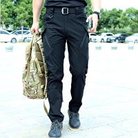 Pantalones Tácticos Militares Impermeables Para Hombres Cargo Resistente Al Desgaste Con Multíples Bolsillos Pantalones Casuales Para Senderismo Y Trabajo - details 12
