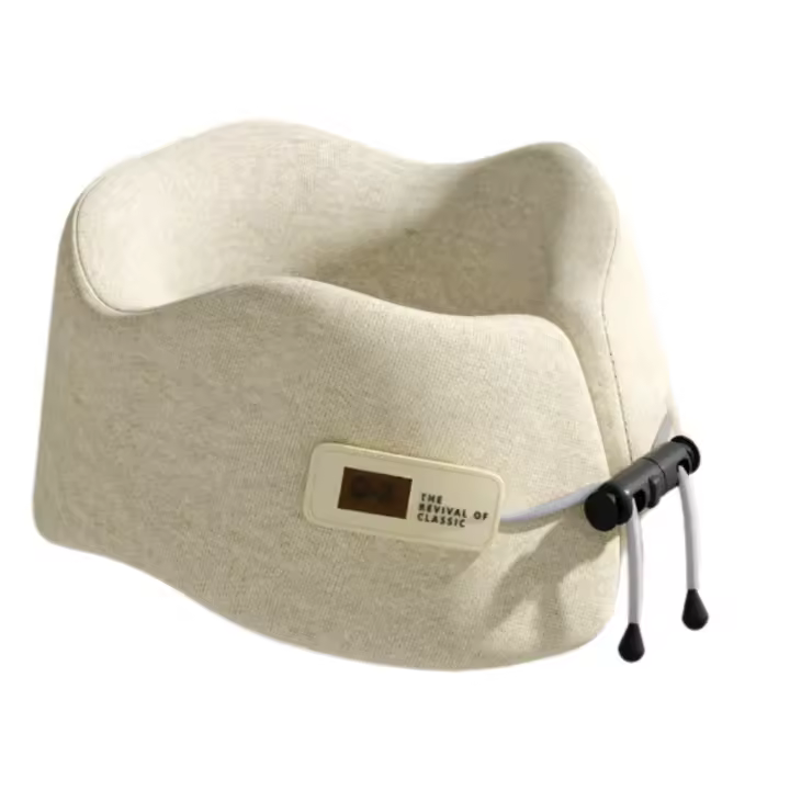 Almohada De Memoria Para El Cuello En Forma De U Almohada Suave De Viaje Con Masaje Para El Cuello Almohada De Cervical Para El Sueño En Avión Cuidado De La Salud De La Cama - 1