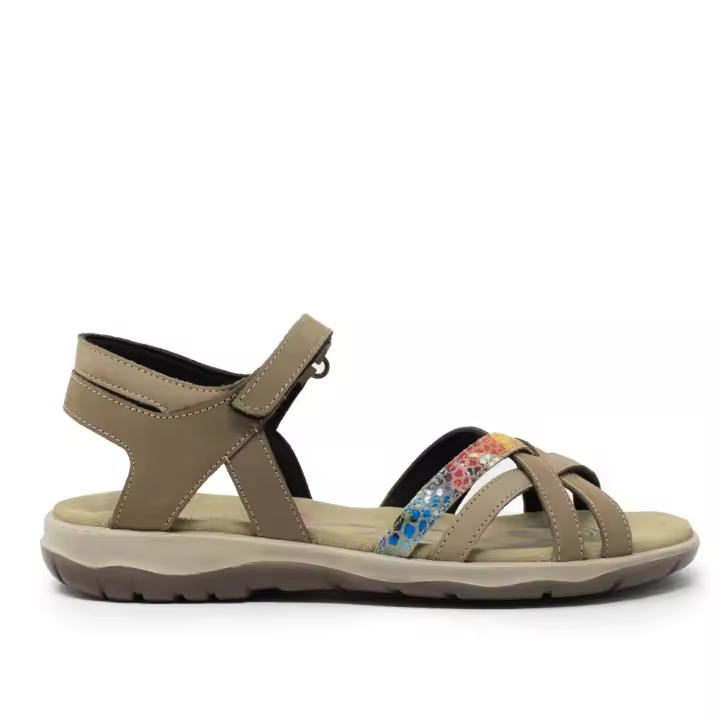 Sandalias planas de Mujer GALLEN VITORIA SANDALIA TIRAS TAUPE 35817 25V - 1