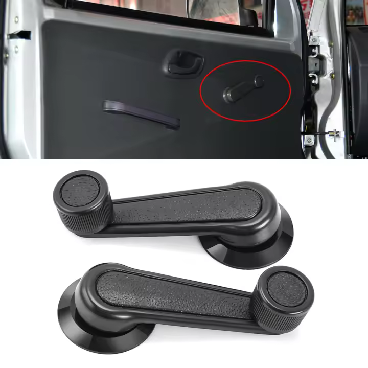 Accesorios Universales Para Coche 2 Piezas Manija De Ventana Y Puerta Compatible Con Automóviles Reemplaza Las Antiguas Manijas De Puerta - 1