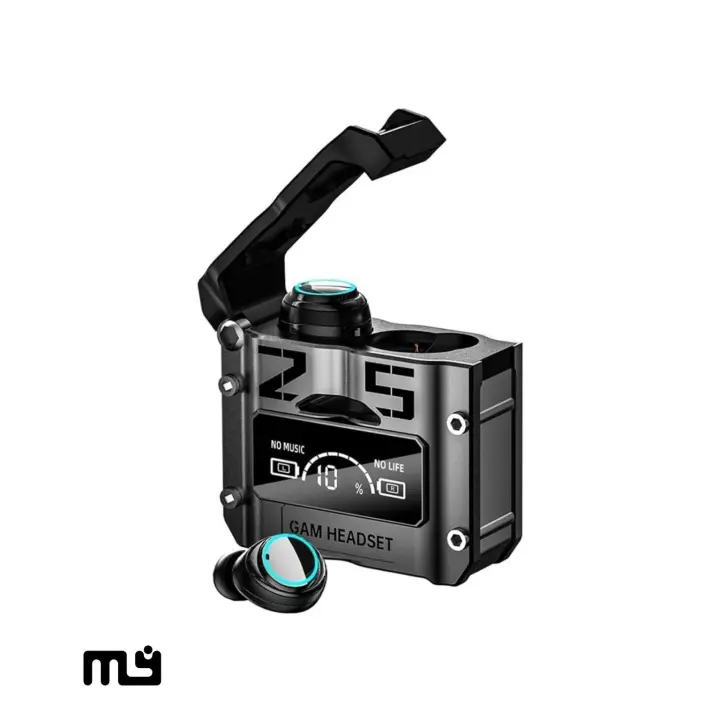 Auriculares Gaming Inalámbricos con Caja de Carga LED y Diseño Futurista - 1