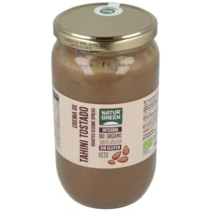 Naturgreen Tahín Ecológico De Sésamo Tostado 800 G - 1