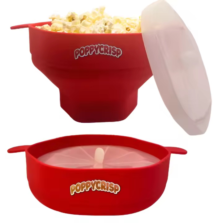 Cala Verde - Cuenco plegable silicona para palomitas, palomitero plegable, palomitero silicona, palomitero microondas, palomitas de maiz, maquina de palomitas - 1