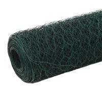 vidaXL Alambrada de gallinero acero galvanizado 25x1,2m Color Verde,  Gris,  Rojo y mas Perfecta para plantas y animales, múltiples usos malla para ventilación, seguridad, ventana, jardín - details 1