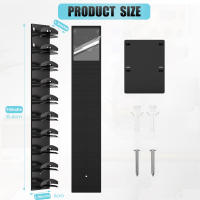 Organizador De Espacio Guarda Sombreros Y Toallas De Pared Montado Soporte De Gorras De Béisbol Para Armario Accesorios De Almacenamiento Ecológico Plástico M - details 1