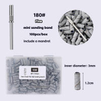 Juego De Bandas De Lijado Para Uñas 50/100PCS 3mm 80/120/180/240 Grit Accesorios Para Manicura Y Peluquería De Uñas - details 9