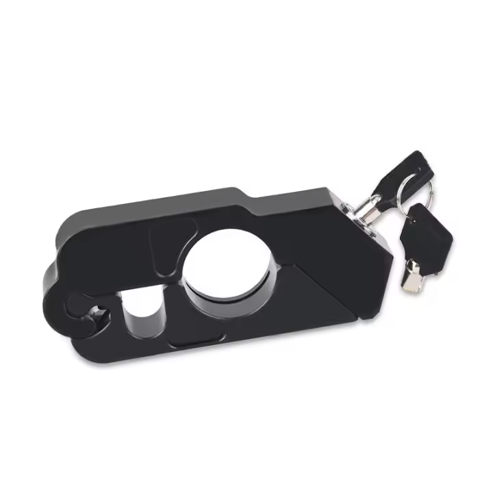 Cerradura De Manillar Para Motocicleta Llave De Bloqueo De Freno Antirrobo De Aleación De Aluminio Para ATV Motos De Carretera Y Tierra - 1