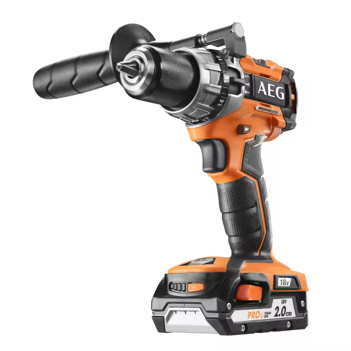 AEG Taladro Percutor Sin Escobillas 18V - Carga Rápida - Estuche de Plástico - 1
