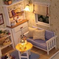 Maqueta puzzle House Room Mod3013 Puzzle Juguetes Puzzles 3D Hecho a Mano Miniatura Casa,Realistic Mini 3D Wooden House Room Juguete Hecho a Mano con Muebles Luces LED Navidad Cumpleaños Regalo de Boda - details 3