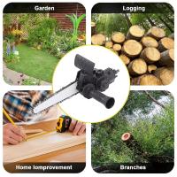 Adaptador Eléctrico Portátil Para Motosierra De 6 Pulgadas Kit De Conversión DIY Para Carpintería Podar Y Cortar Herramienta De Jardín Reparación Doméstica - details 5
