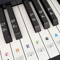 Pegatinas De Teclado De Piano Para 37 49 54 61 88 Teclas Blancas Y Negras Etiquetas Musicales Para Teclado Electrónico - details 3
