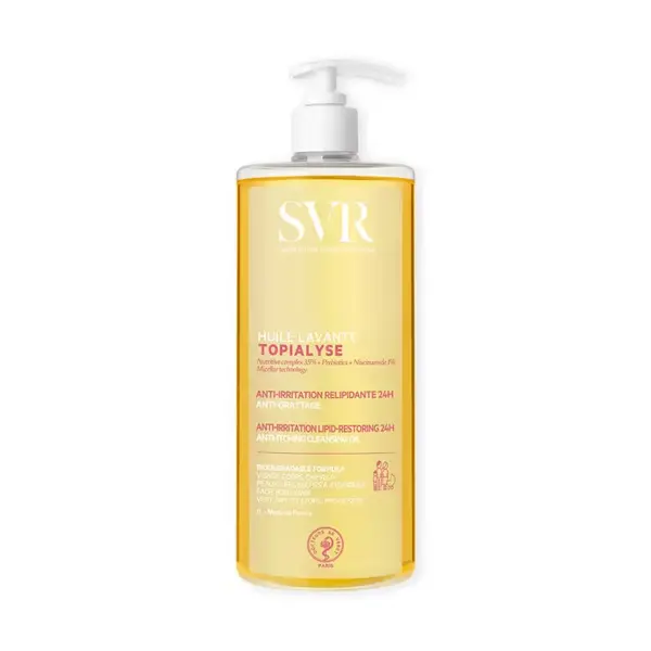 SVR Topialyse Aceite Limpiador de Ducha para Piel Seca-atópica, Aceite Lavante, 1L - 1