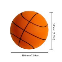 Baloncesto Silencioso Para Niños 18/21/24 Pulgadas Bola De Cuero Elástico Suave Para Interior Tamaño Pequeño Juguetes Deportivos - details 14