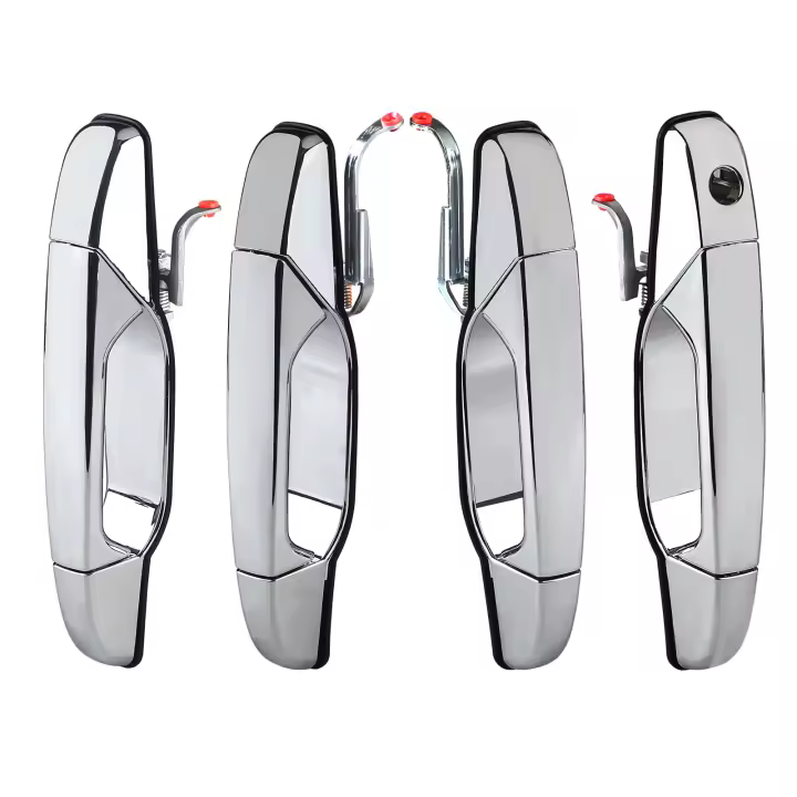 Manija De Puerta Exterior Cromada Para Chevrolet Silverado Tahoe Sierra Yukon Cadillac Escalade 4pcs 20828237 Accesorios De Coche - 1