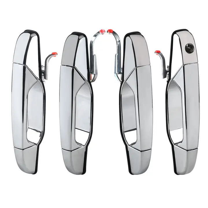 Manija De Puerta Exterior Cromada Para Chevrolet Silverado Tahoe Sierra Yukon Cadillac Escalade 4pcs 20828237 Accesorios De Coche - 1