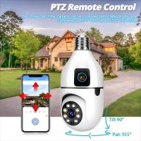 Cámara De Seguridad IP HD Wifi Exterior Con Lente Doble Y Pantalla Doble 4MP PTZ AI Tracking CCTV Protección Completa 1080P - details 4