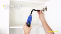 Atornillador Eléctrico Recargable GOODYEAR, 3.6V,  210RPM, 9 Posiciones, Mango Articulable, 400grs, Luz LED - details 2