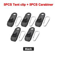 Clips De Tapa De Camping 5/10PC Grueso Y Duradero Con Agarre De Bloqueo Para Tienda De Acampar Cuerda De Bungee Para Ajustar Tensión En Automóviles Piscinas Y Toldos Accesorios Para Tienda - details 9