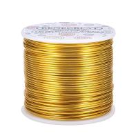 Hilo De Aluminio Anodizado De 15 Ga 220FT Para Joyería Y Artesanía Colores Florales Gold Uso En Bricolaje Y Creación De Joyas - details 0