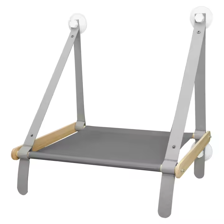 Cama Colgante Para Gatos Plegable Con Ventosa En La Ventana Hamaca Aérea Para Mascotas Accesorios Comodidad Asiento De Escalada Para Gatos Y Gatitos - 1