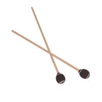 IRIN Palmas De Tambor Para Marimba Y Xilofono Mallets De Percusión Con Mango De Arce Accesorios De Instrumentos Musicales Blanco/Cafe - details 5