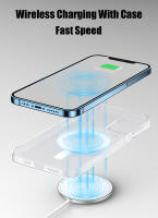 Funda Transparente Magnética Para Carga Inalámbrica Compatible Con iPhone 7 8 X XR XS Max 11 pro Max 12 Mini 12 13 14 15 pro plus - Protección Anti-Scratch Anti- Fingerprint - details 2