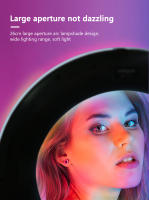 Anillo De Luz RGB Selfie 10in 26cm Con Trípode Telescópico Y Soporte Para Teléfono Lámpara De Relleno De Maquillaje Para Fotografía - details 6