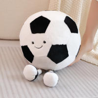 Alfombra De Fútbol Divertida Y Bonita De Peluche Suave Y Creativa Para Decoración De Habitación Juguete De Peluche De Baloncesto Para Adultos Y Niños - details 4
