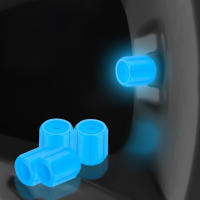 Cubierta De Válvula De Neumático Para Coche Universal Luz Autoluminosa Capa Decorativa Para Ruedas Anti-polvo Accesorio De Automóvil - details 3