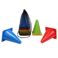 25PCS Conos De Fútbol Portátiles Con Marcadores De Color Para Entrenamiento De Agilidad De Fútbol Tamaño 18x13x13cm Material PE - details 2