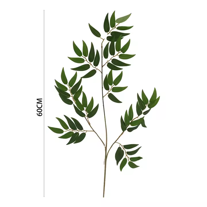 Poenia Arte Floral - Vara de Hoja Artificial 60cm - REF 630795 - Pack de 3 - 1