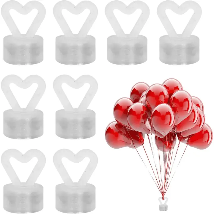 8 Pcs Poids des Ballons, Poids Ballon Helium Poid, Poids Ballons en Plastique, Aimants Poids des Ballon, Poids à usage répété Poids, pour Décorations de Fête, Mariage, d'anniversaire, Fêtes Enfants - 1