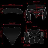 Horma Arrugas Gel Pad Set Pecho Cuello Ojo Cara Pad Silicona Removal Patch Parches de Silicona Reutilizables 16 Unids - details 1