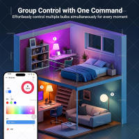 Bombilla LED Inteligente Ewelink GU10 E14 E27 Zigbee RGB C+W Dimmable Soporta Alexa Google Home Yandex Alice Luz Blanca Y Color - details 5