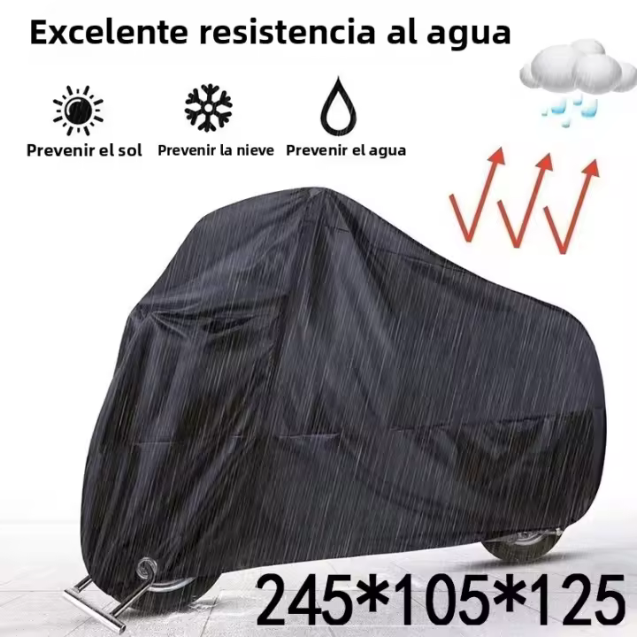 Cubierta De Motocicleta Impermeable Para La Temporada Lluviosa Resistente Al Desgaste Y a La Polvo Material Externo E Interno - 1