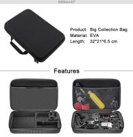 Estuche Portátil Para Cámara Deportiva ORBMART Bolsa De Colección Para GoPro Hero 11 10 9 8 Session SJCAM Xiaomi Yi 2 4K Accesorios De Go pro - details 5