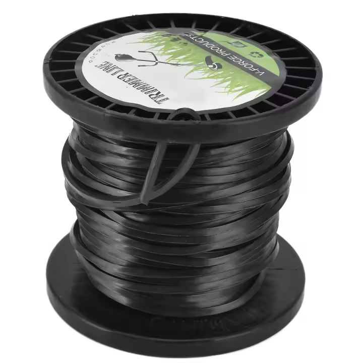 30m 3,3mm cuadrado negro cadena trimmer línea bajo ruido alta eficiencia de corte para la mayoría cortadoras césped granja - 1