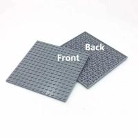 4pcs 16x16 Douts MOC Bloques Doble Cara Baseplate Plástico Multicolor Compatible Con Bloques De Construcción Para Niños - details 9
