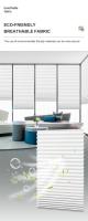 Cortinas De Blackout Con Pliegues Para Rollos Zébra No Tejidas Alta Protección Solar Para Dormitorio Sala De Estar Baño Balcon Decoración - details 4