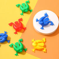 10/20Pcs Juguetes De Rana Saltarina En Color Sólido Juguete De Plástico Para Juego Familiar Y Alivio Del Estrés Regalo De Cumpleaños Para Niños - details 1