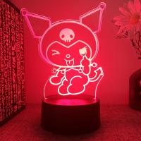 Luces Nocturnas 3D Ilusión 16 Colores Decoración De Habitación Con Control Remoto Kurome Regalo De Cumpleaños Y Navidad Para Niños - details 8