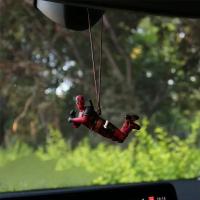 Colgante De Coche Creativo Anime Deadpool Accesorios Para Interiores De Coche Colgante Para Espejo Retrovisor Partes De Dibujos Animados - details 5