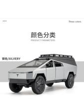 Modelo De Coche De Aleación 1:24 Tesla Pick up Juguetes RV De Camping Decoración Regalo Metal Sin Batería Para Mayores De 14 Años - details 2