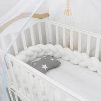 Parachoques trenzado con nudo, Protector de cuna infantil, almohada de felpa, cojín anticolisión, decoración de habitación de bebé, 1M/2M/3M/4M - details 8