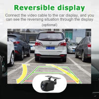 Cámara De Visión Trasera Para Coche 1080P AHD 170° Lente Esférica Negra Visión Nocturna Impermeable Universal Para Parkings De Automóviles - details 5